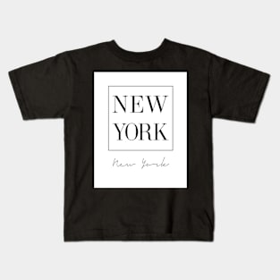 New York, City, Scandinavian, Nordic, Fashion print, Scandinavian art, Modern art, Wall art, Print, Minimalistic, Modern Kids T-Shirt